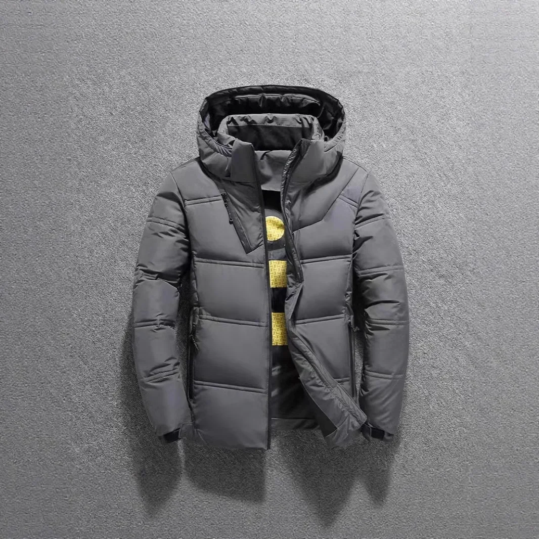 

Новый мужской пуховик, модный корейский стиль, короткий утолщенный зимний повседневный уличный мужской пуховик