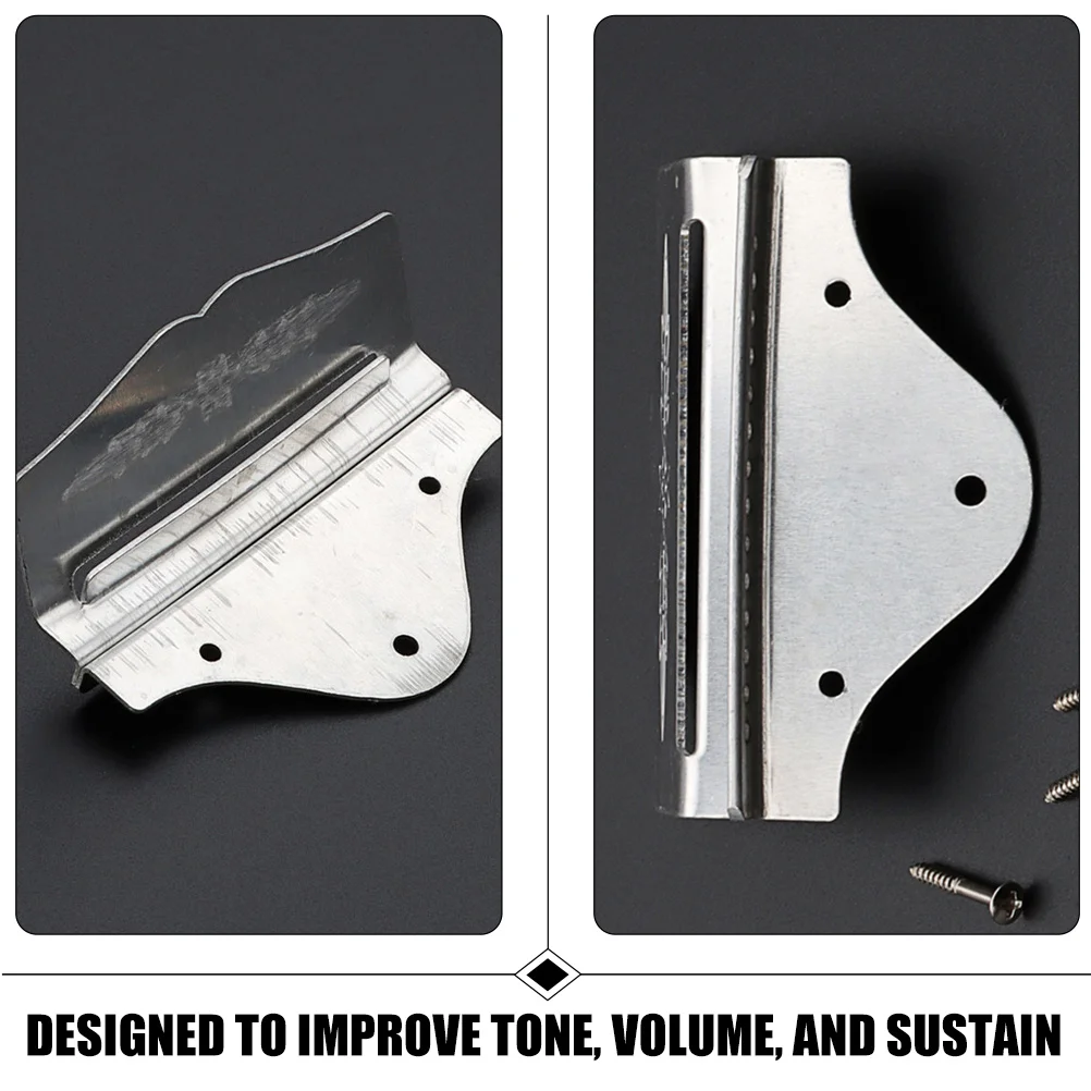 

Mandolin 14 String Tailpiece Metal Practical Mandolin String Tailpiece Replacement Repair Part Improve Tone Sustain