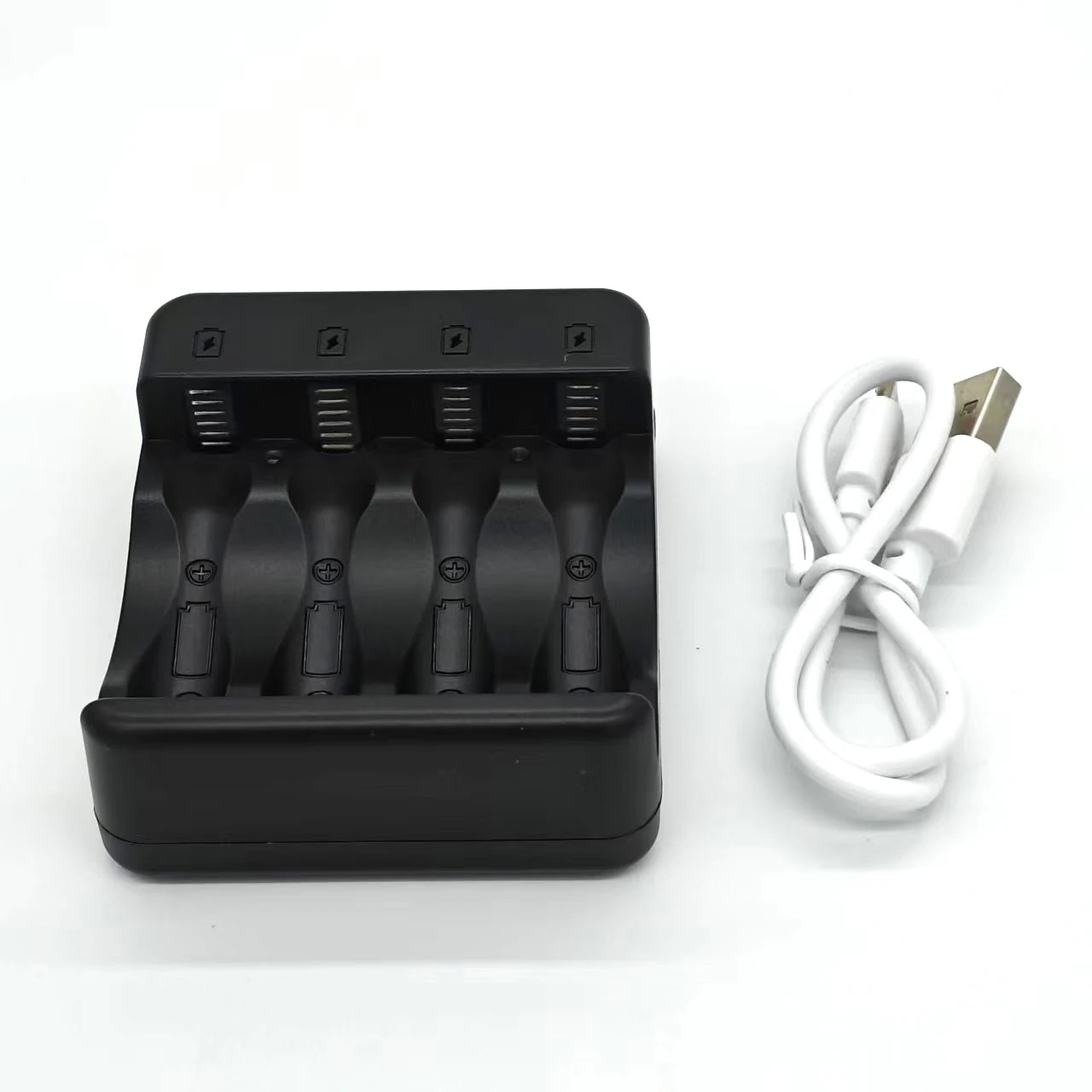 For Rechargeable Ni-Zn Battery 4-slot Smart Fast Charging Smart Ni-Zn Battery Charger Indicator Charging Cable With LED