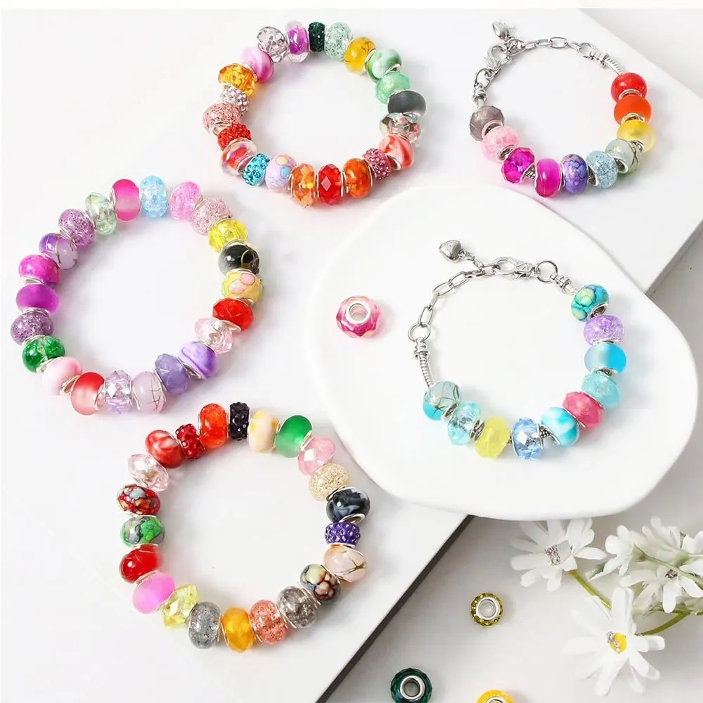 6/12/24 قطعة من الخرز ذو الفتحات الكبيرة متعددة الاستخدامات من الراتنج، تستخدم في إكسسوارات الهالوين والكريسماس وإكسسوارات هدايا عيد الشكر #5