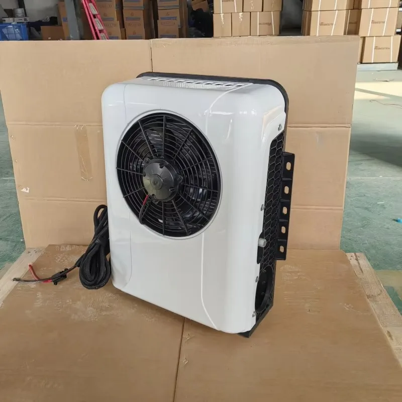 مصنع الجملة 24 فولت 12 فولت شاحنة مكيف الهواء التيار المتناوب النائم العالمي العربة 12 فولت RV وقوف السيارات برودة الكهربائية سبليت مكيف الهواء