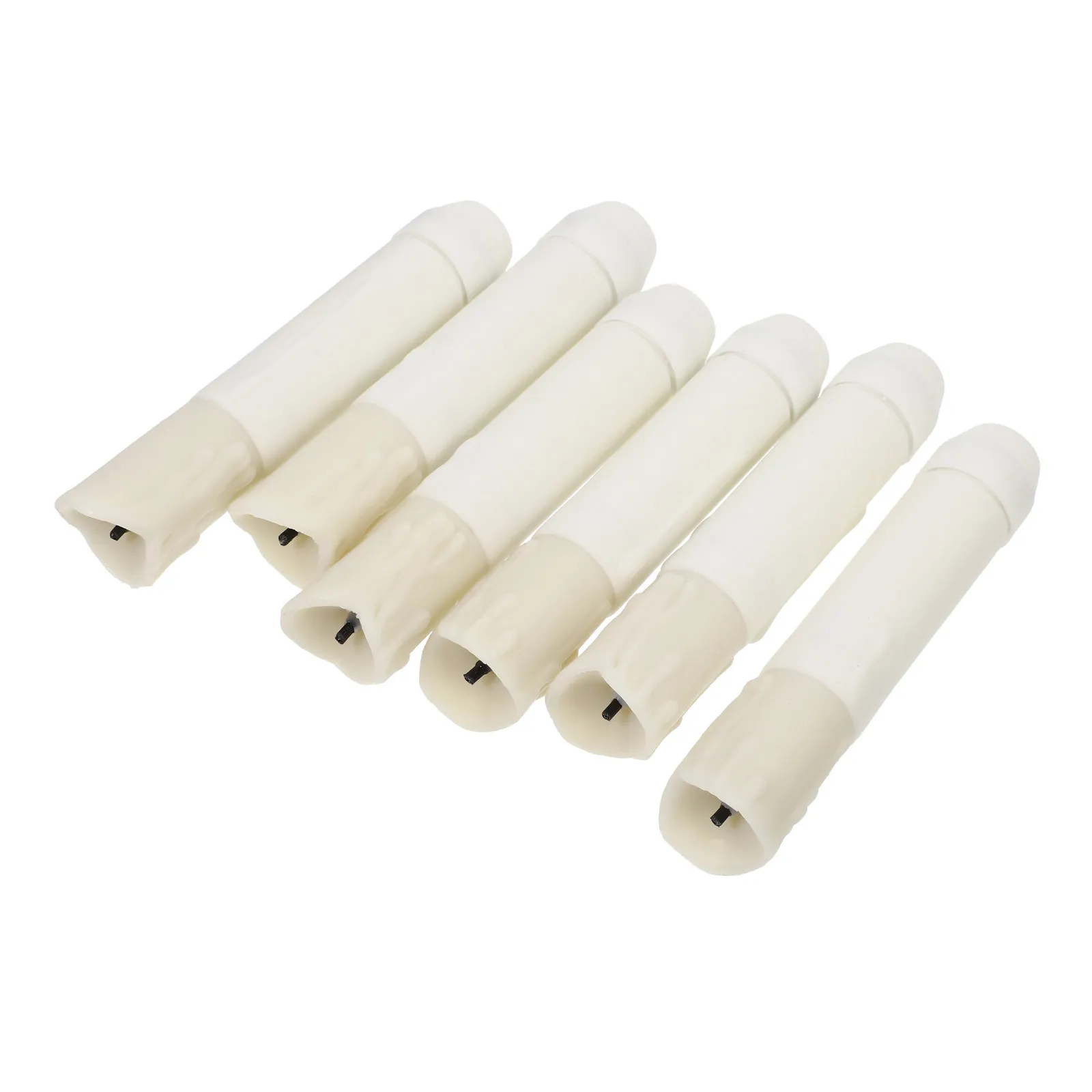 12Pcs LED Lamp Flameless Flickering Electronic Pillar Style for Wedding Ceremony Home Bar Restaurant Atmosphere