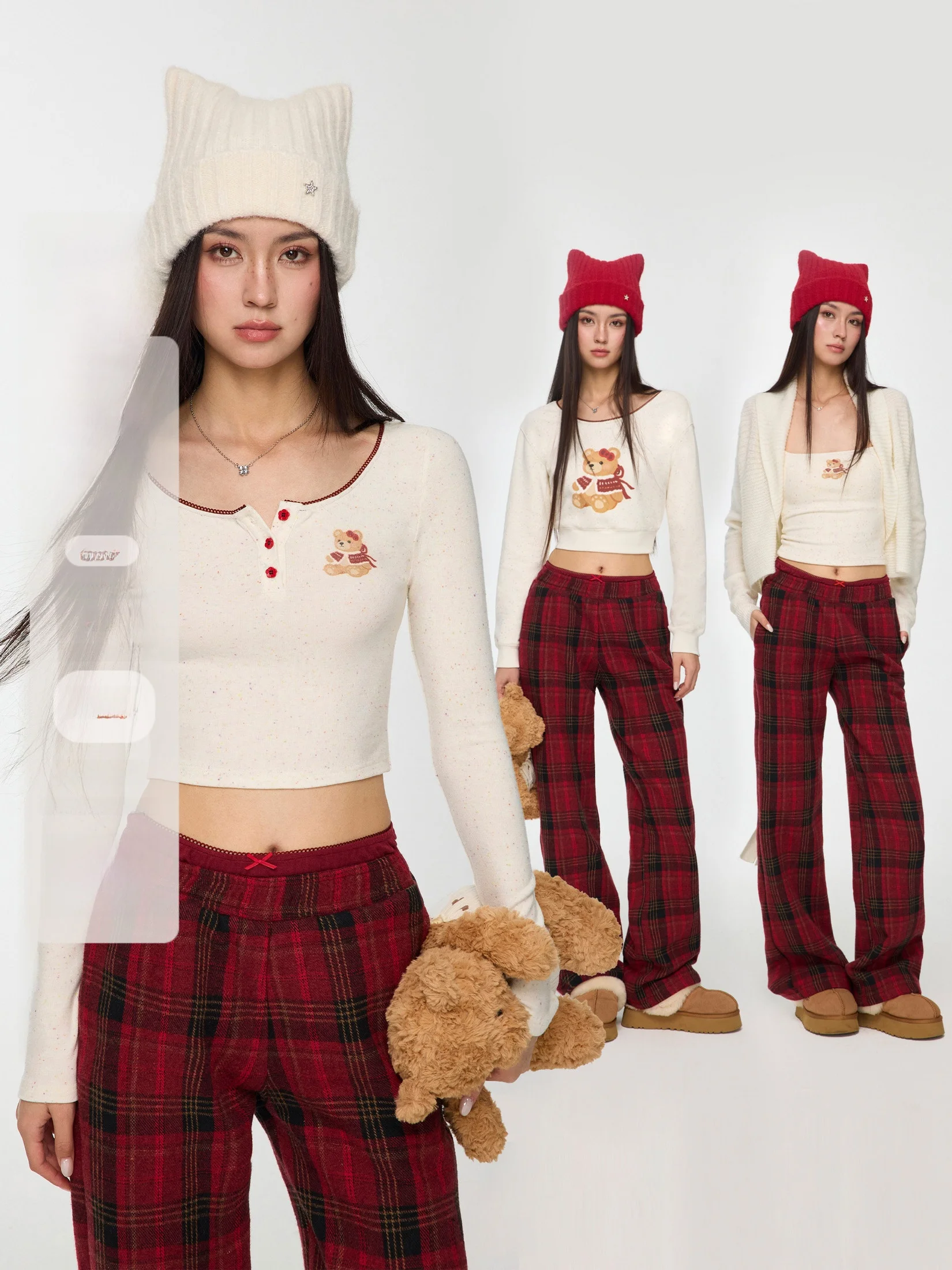 

Повседневный женский комплект из свитера с длинными рукавами от M Studio: модный весенне-осенний ансамбль, удобный свитшот и брюки.