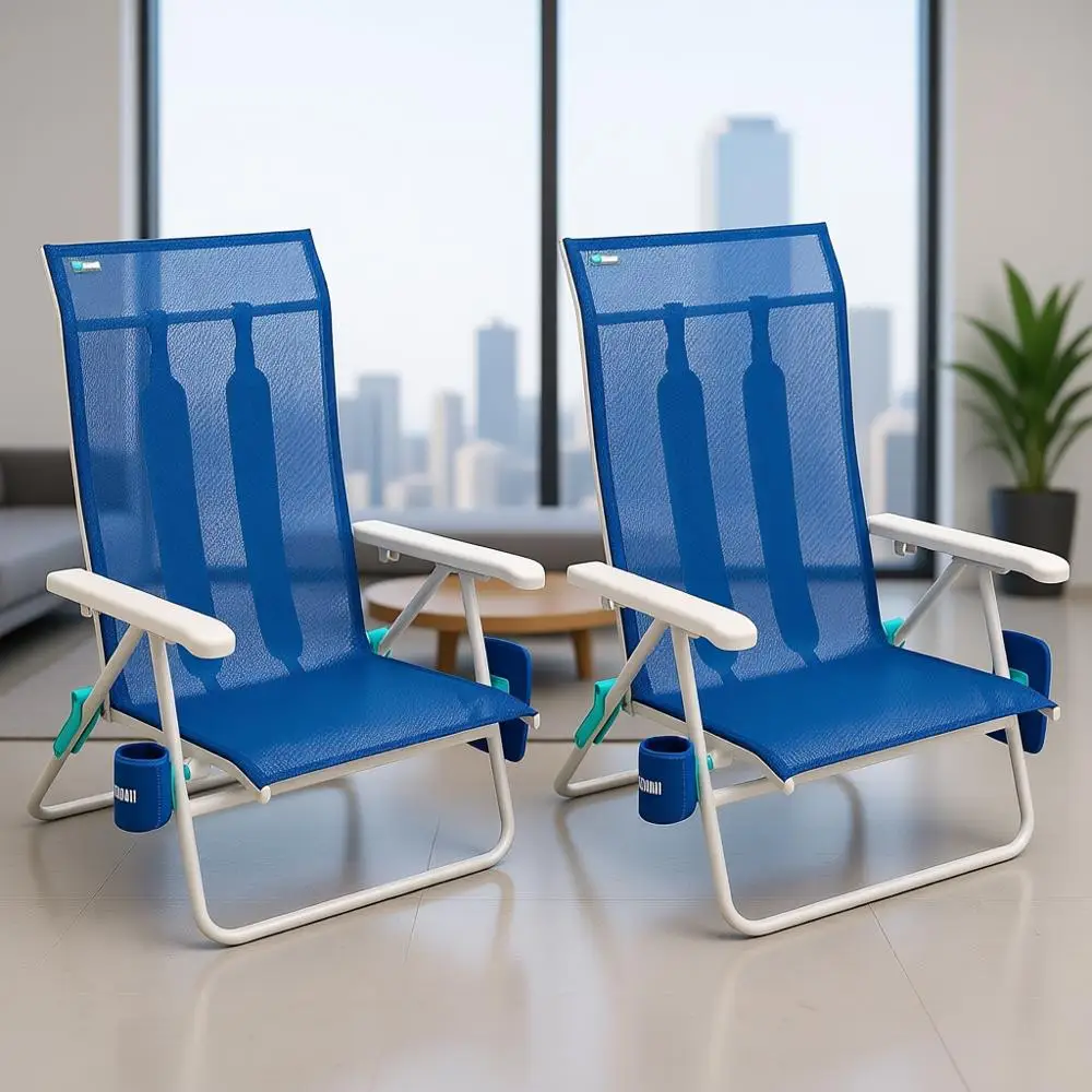 

Прочный легкий шезлонг для взрослых — вместимость 300 фунтов, мягкие ремни, 8 фунтов, дышащая ткань