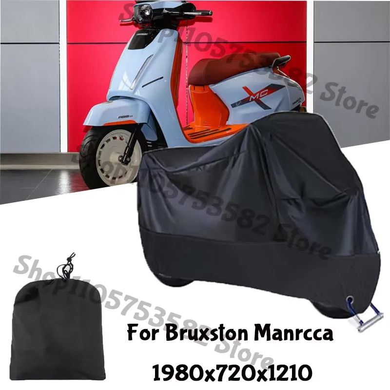 Motorcycle Full Covers For Bruxston Manrcca Car Outdoors Sun Protection Dust No Ear Thickened Oxford Clothcover Accessories