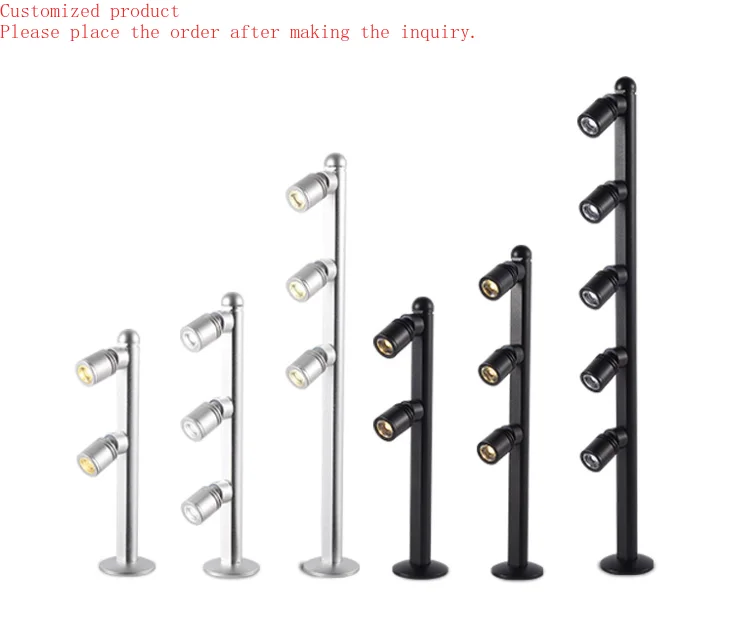 

Custom.LED Counter Spotlights 2W Glass Display Cabinet Spotlights 3W Upright Jewelry Lights 5W Gold Jewelry Jade Display Lights