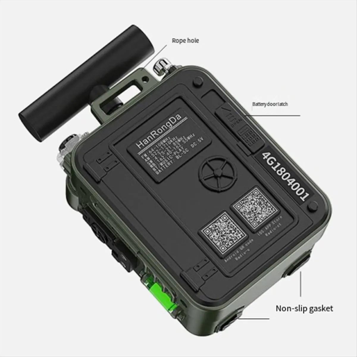 777 FM MW SW VHF Full-Band Bluetooth Radio Fingertip Gyroscope Mini Radio Multi-Function Mini Speaker