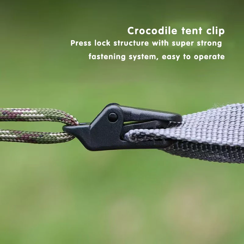 Outdoor Winddicht Krokodilklemmen Langlebige Camping Zelt Leinwand Clips Winddicht Seil Befestigung Camping Zelt Haken Outdoor Zubehör