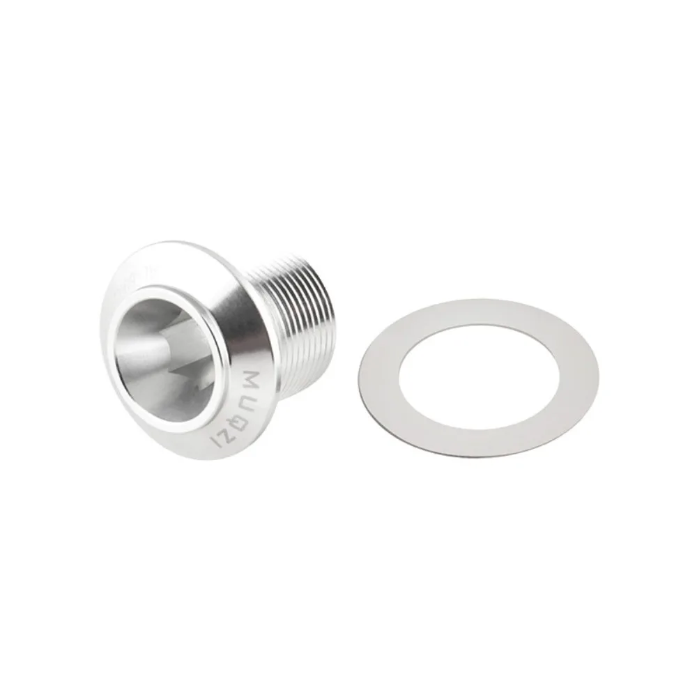 

Новый пылезащитный чехол из алюминиевого сплава, черный, серебристый, сверхлегкая защита шатуна, крышка велосипедного шатуна, инструмент для ремонта велосипеда