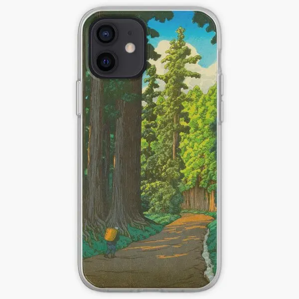 Kawase Hasui Road To Nikko By Kawase Has  Phone Case Customizable for iPhone 11 12 13 14 Pro Max Mini X XS XR Max 6 6S 7 8 Plus