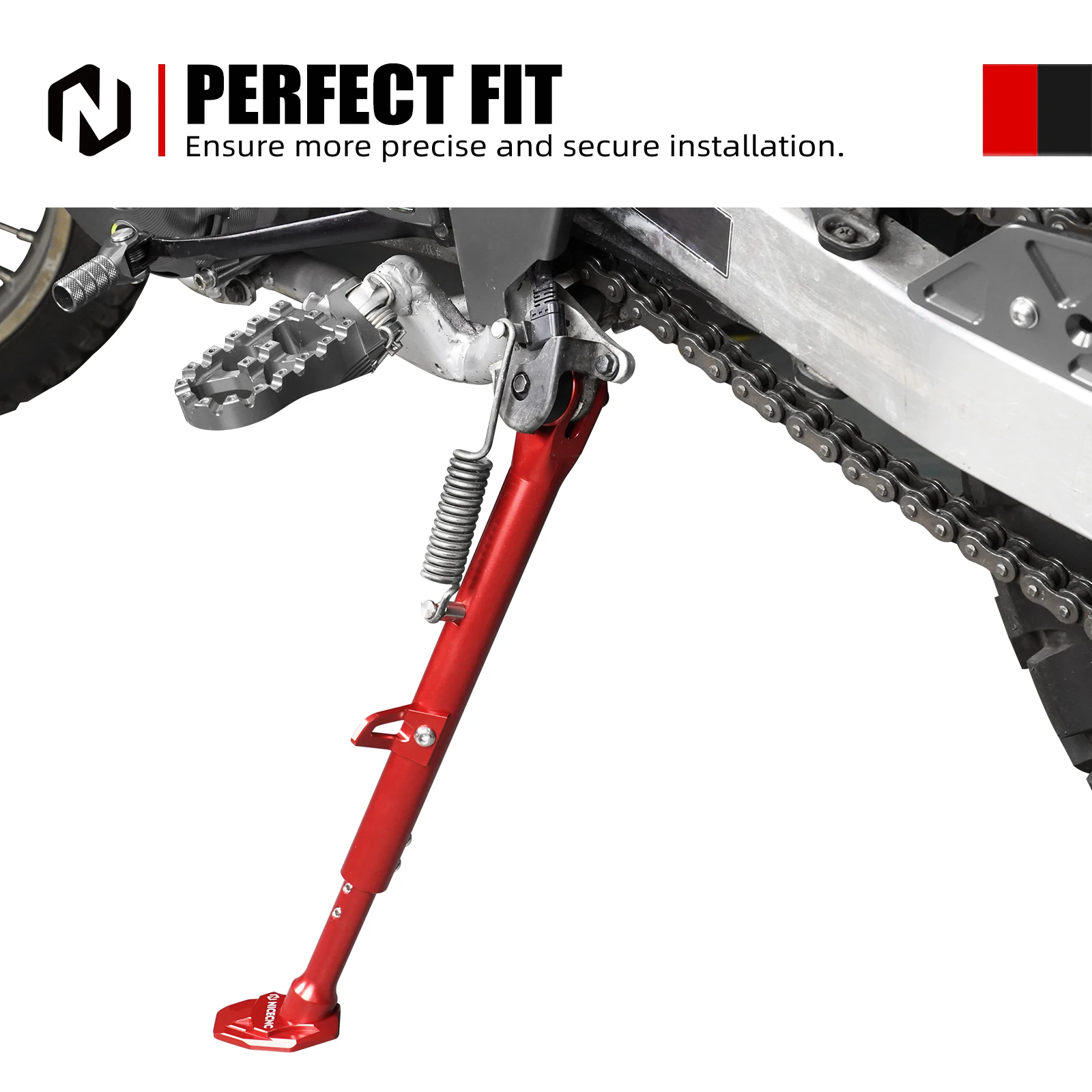 

NICECNC для 2025 2024 2023 Honda XR650L XR 650L 650L 1993-2025 алюминиевая подставка для мотоцикла, 3-уровневая регулируемая вкороченная 15-45 мм