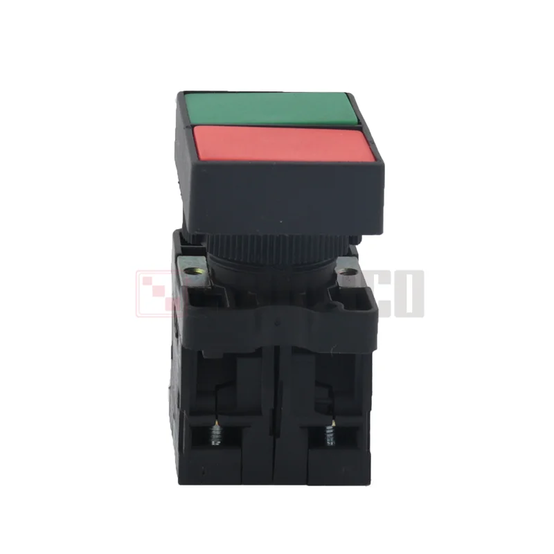 Double-Headed Push Button Switch With Waterproof Cap SB2 LA68B XB2EL8325 EL8425 XB2EL9325 EL9425 Momentary Spring ReturnØ22mm