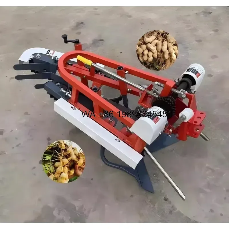 Wmwmnu for Automatic Mini Peanut Harvester with Engine Gear Drive Two Rows Groundnut Digger and Picker High Productivity