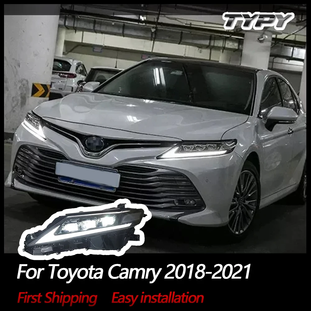 

Car Lighting System Headlights Modified Head Lamp LED DRL Daytime Running Lights For Toyota Camry 2018-2021