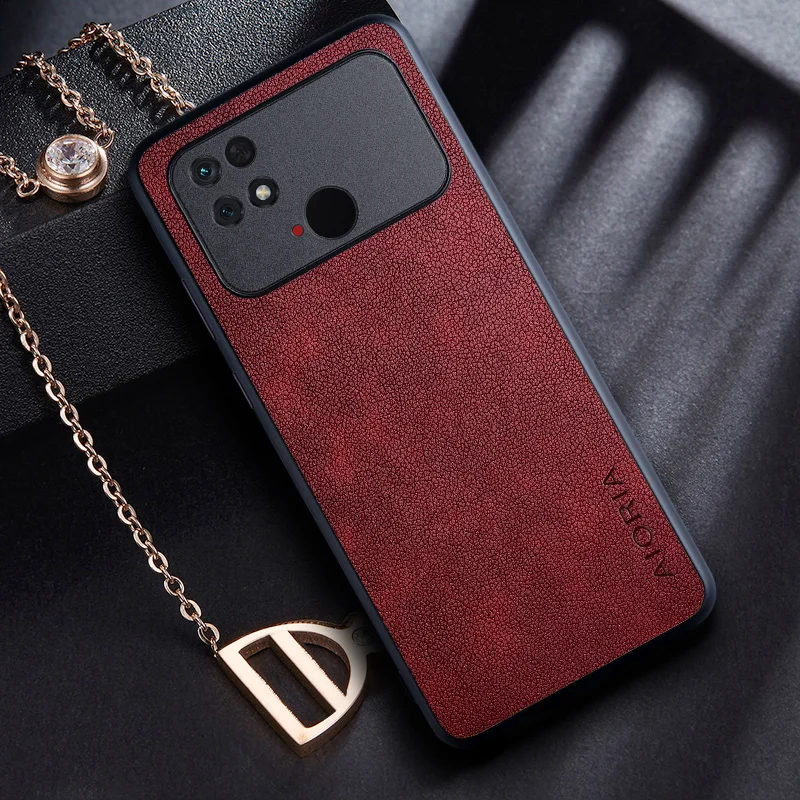 Case for Xiaomi Poco C40 coque Retro business PU leather Skin design phone cover for xiaomi poco c40 case funda capa