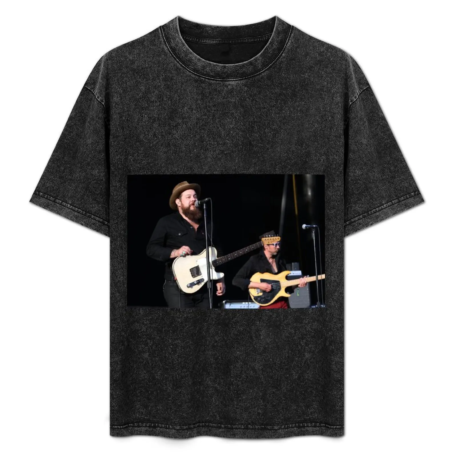 

Nathaniel Ratliff - Nathaniel Ratliff & the Night Sweats - Photograph T-Shirt Casual Loose Fit Summer Tee Shirt