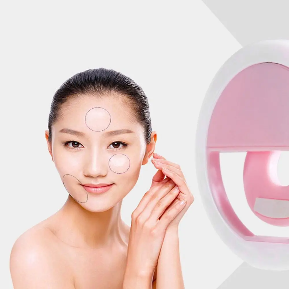 Светодиодный заполняющий светильник для мобильного телефона для селфи, зарядка через USB, три цвета, регулируемый светильник для фотосъемки, легкий противоскользящий мини-заполняющий светильник