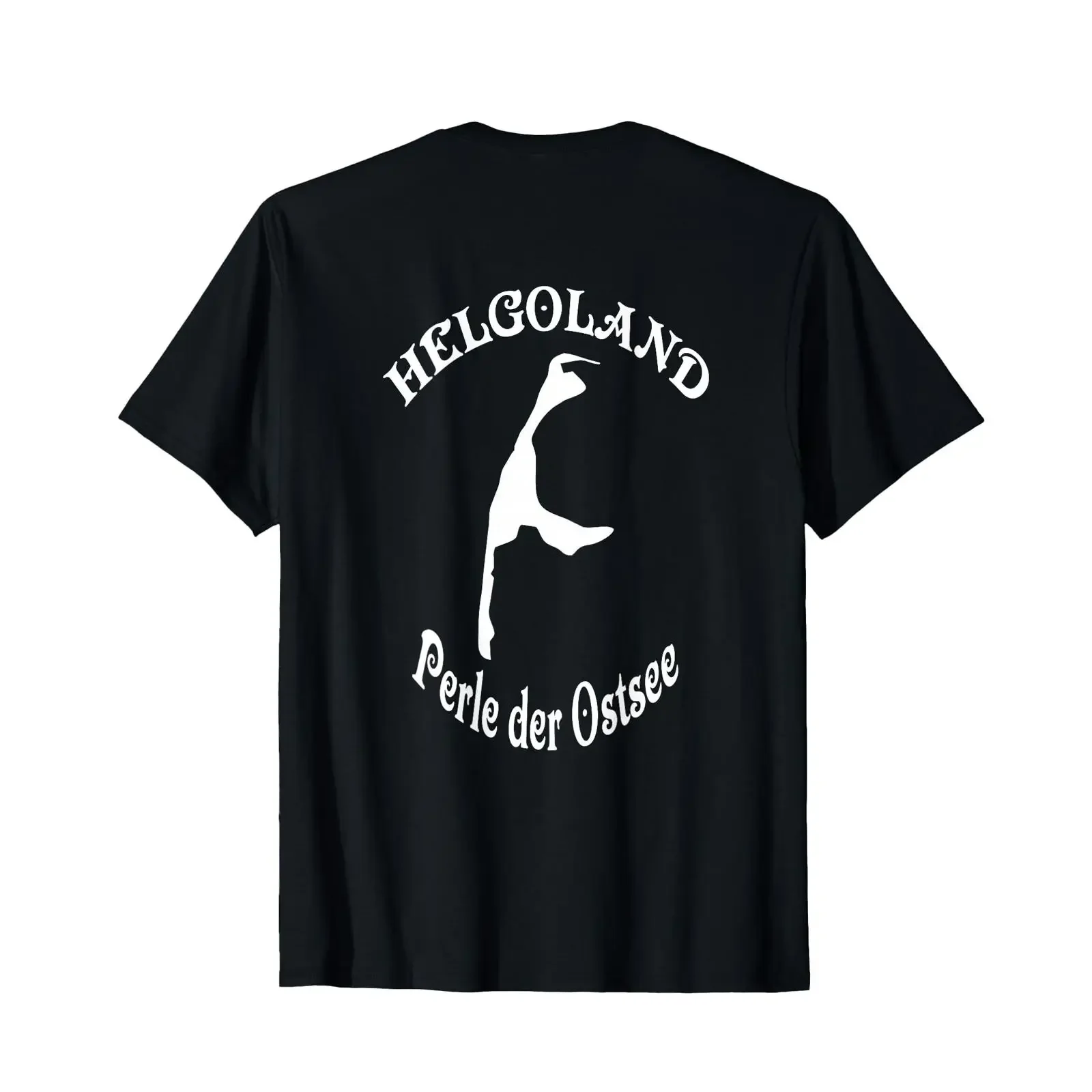 Helgoland Sylt Perle of the Baltic Sea Funny Design T Shirt black s vintage Washed Stretched Unisex streetwear fashion
