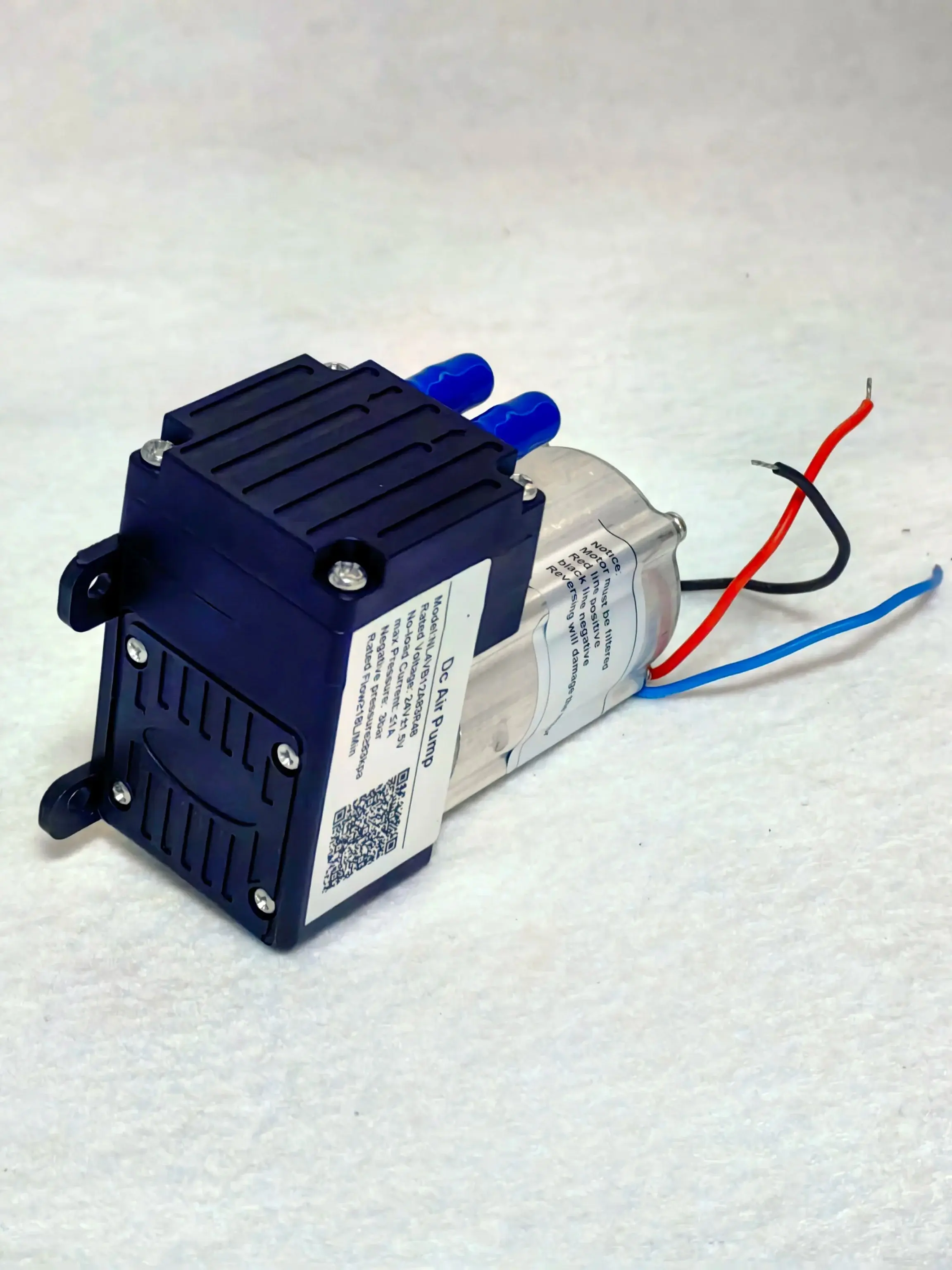 3 Bar High Pressure Mini Air Pump Brushless Motor 18L/Min DC Diaphragm Vacuum Pump Max Negative Pressure 83kPa