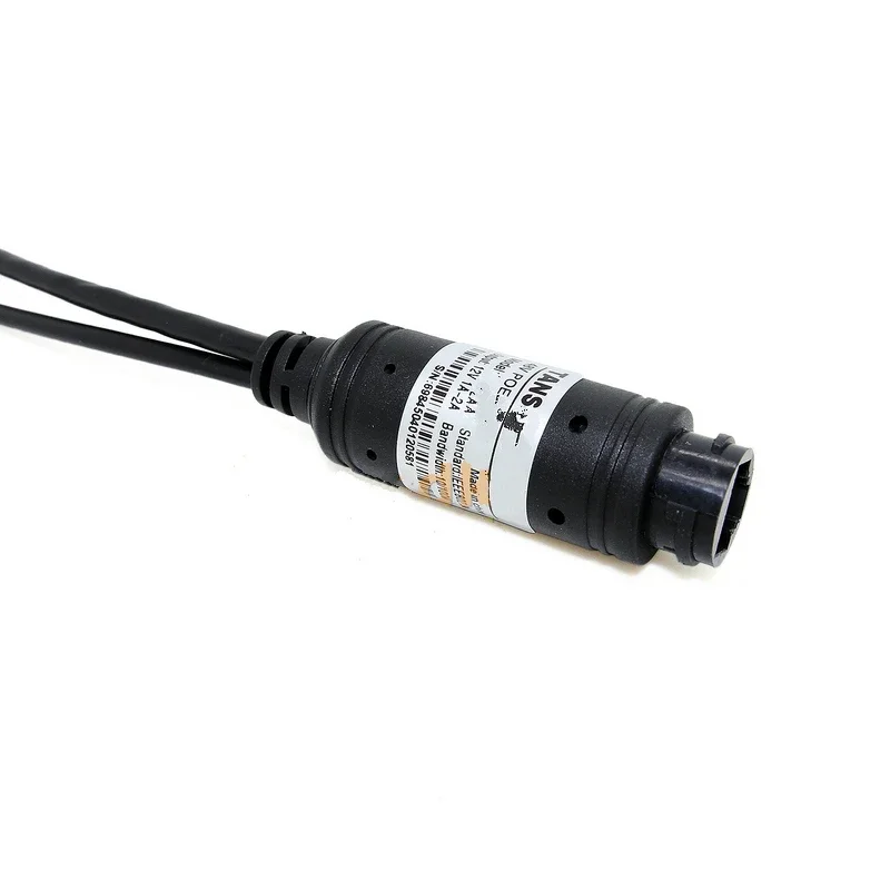 فاصل PoE مقاوم للماء 10/100 متر معيار IEEE 802.3af وطاقة إخراج 12V1A عبر إيثرنت لموصل كاميرا IP 5.5x2.1 مللي متر