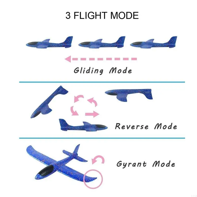 Y4UD Outdoor Flying Toy Aircraft Foam EVA Glider Toy Children Beach for Play