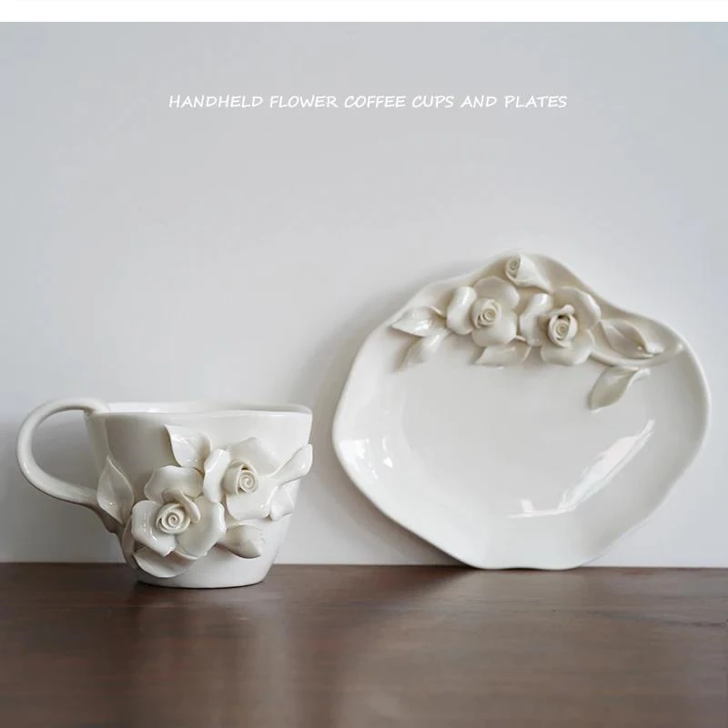 

garden porcelain hand-pinch ceramic mug Exquisite afternoon tea teacup