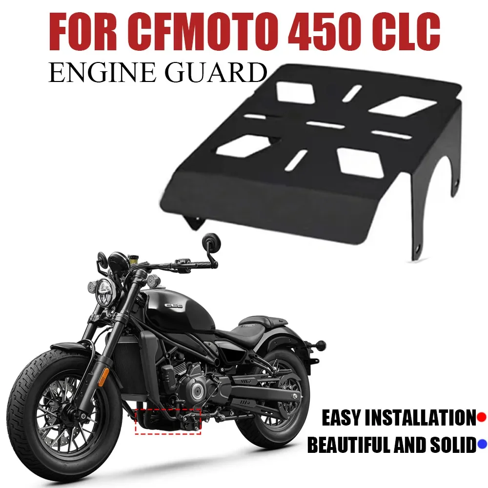 

New FOR CFMOTO CF MOTO 450 CLC 450 CLC450 450CLC Engine Guard Bottom Plate Motorcycle Modification Accessories