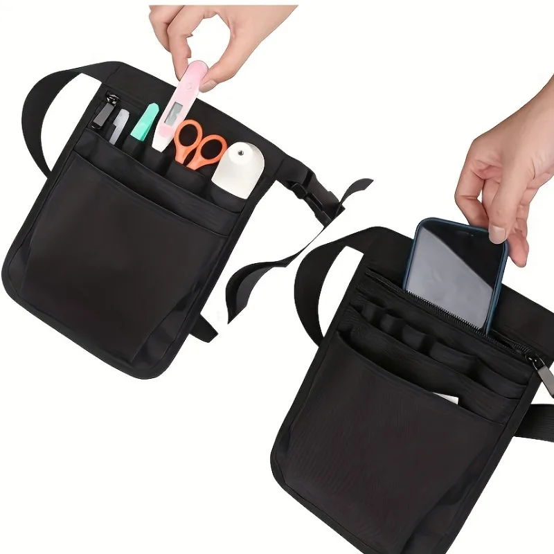 1pc Multifunctional Tool Bag,Includes Dedicated Slots for Order Pads Pens,Suitable for Various Restaurants Hotels Waiters Nurses