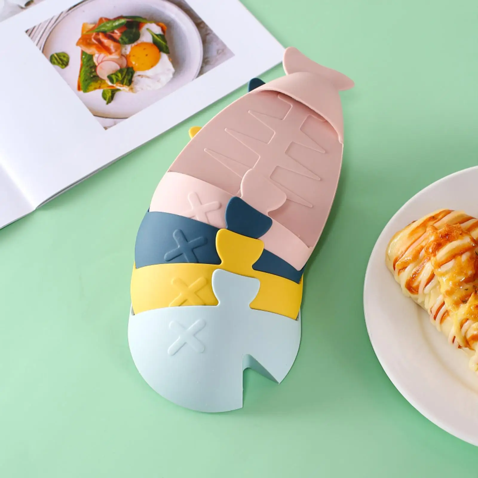 Mini Oven Glove Finger Protector Heat Resistant Oven Mittens Pot Holder Anti