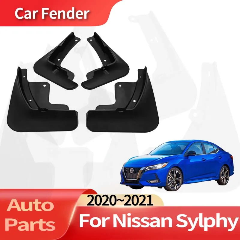 Auto Accessories For Nissan Sylphy 2020~2021 B18 Lining Car Fender Anti-sand Splash Mud Guard Skin Punch-free Installation Tools