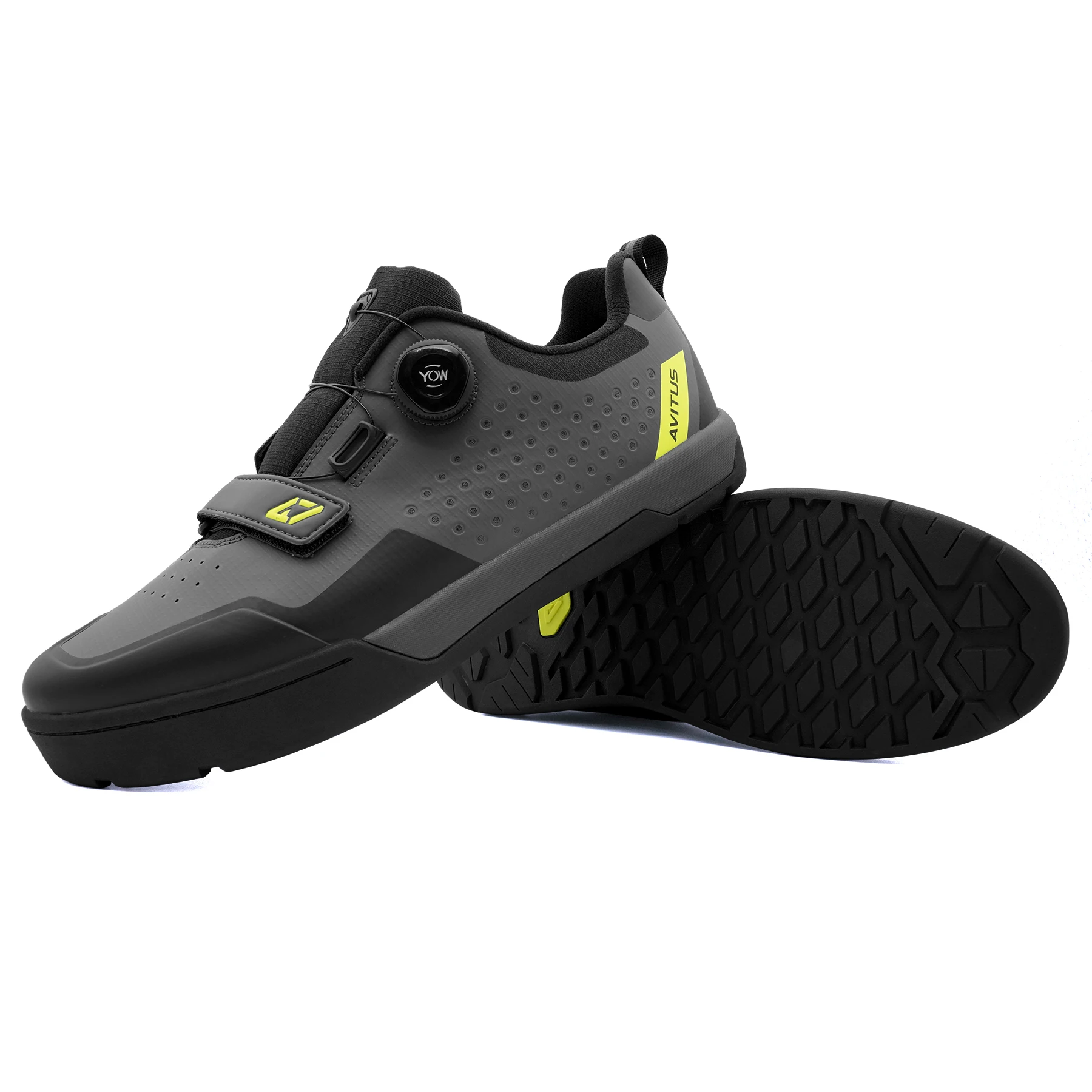 AVITUS 팩토리 Zapatillas MTB 신발 플랫 페달 고무 밑창, 엔듀로 프리 라이드 DH 트레일 라이딩 남성용 스니커즈, 자전거 사이클링 신발 