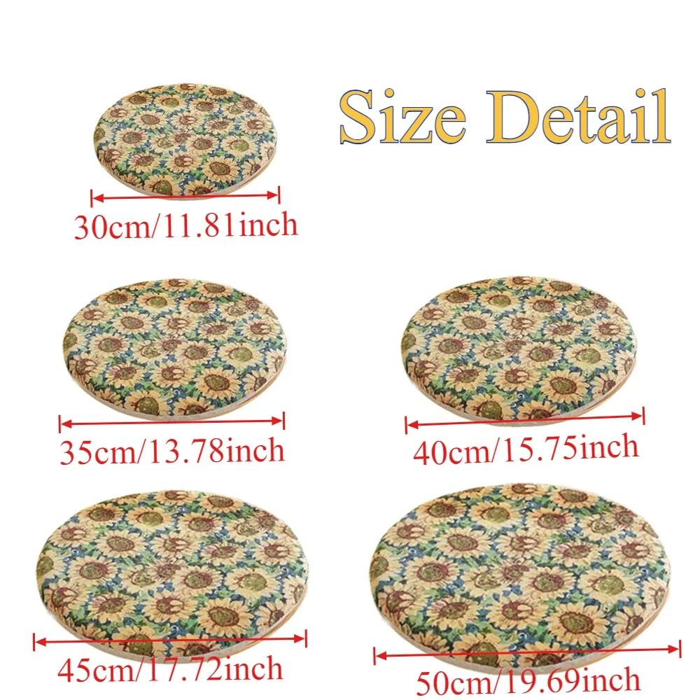 1 قطعة وسادة تاتامي مستديرة قابلة للإزالة مع سحاب ديكور المنزل وسادة كرسي الطابق لينة عدم الانزلاق مقعد حصيرة yez자 Куعة كوسينو Sedia ÁagamıСМТСМГБГБГБГМТСМТСМАВГБГМАВМТСНТМАВМТНТ #6