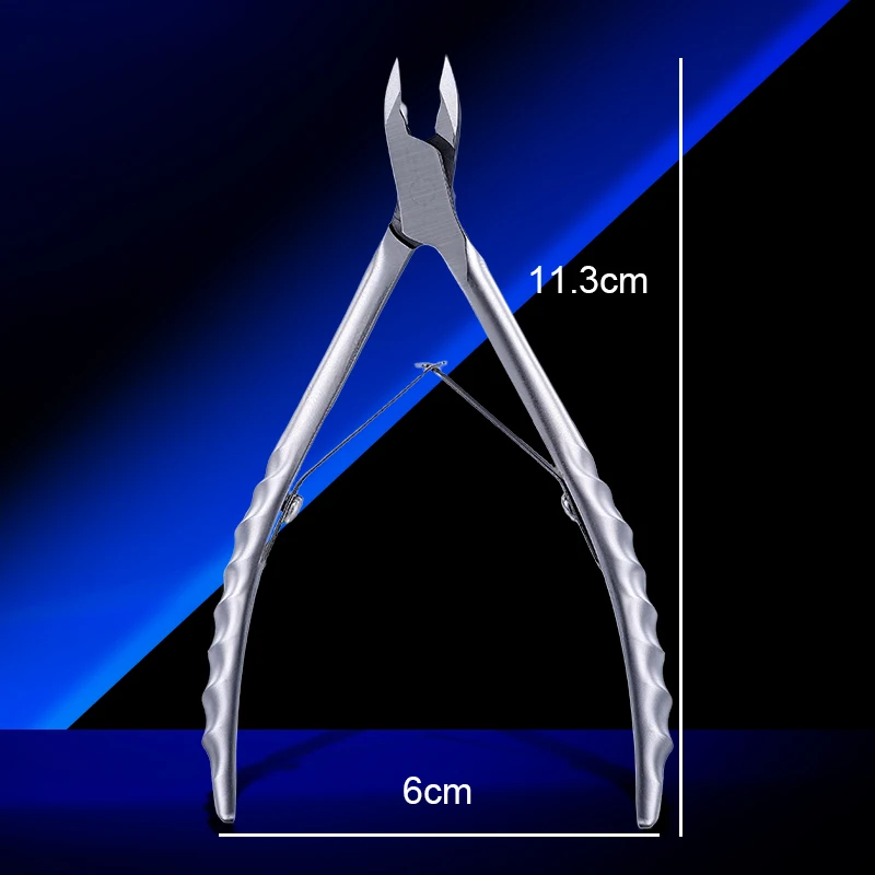 Rolinstar Bnp3017 Nail Cuticle wave Nipper Manicure Scissors Stainless Steel Dead Skin Remover Pusher Tool Trimmer