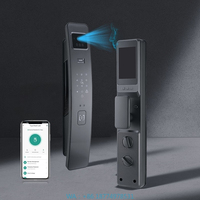 3D Face Recognition Digital Security Smart Door LockAutomatic App Remote Control Wifi Aluminum Key Security