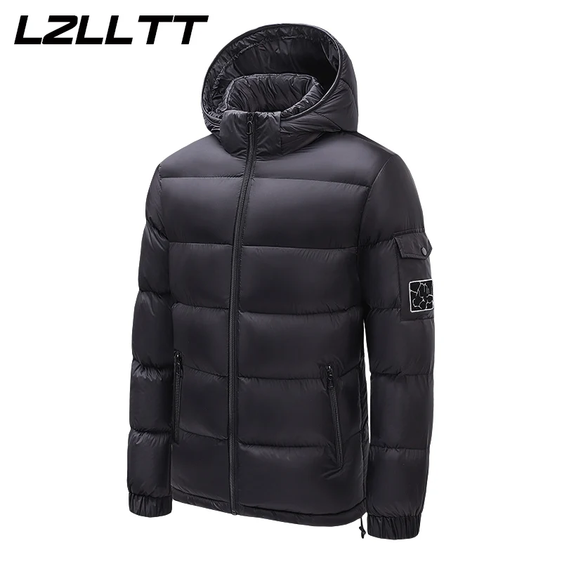 Plus 7XL Outono Inverno Homens Quente À Prova D\' Água Parkas Jaqueta Casaco Mens Com Capuz Outwear Casual Destacável Chapéu Roupas Parkas Casaco