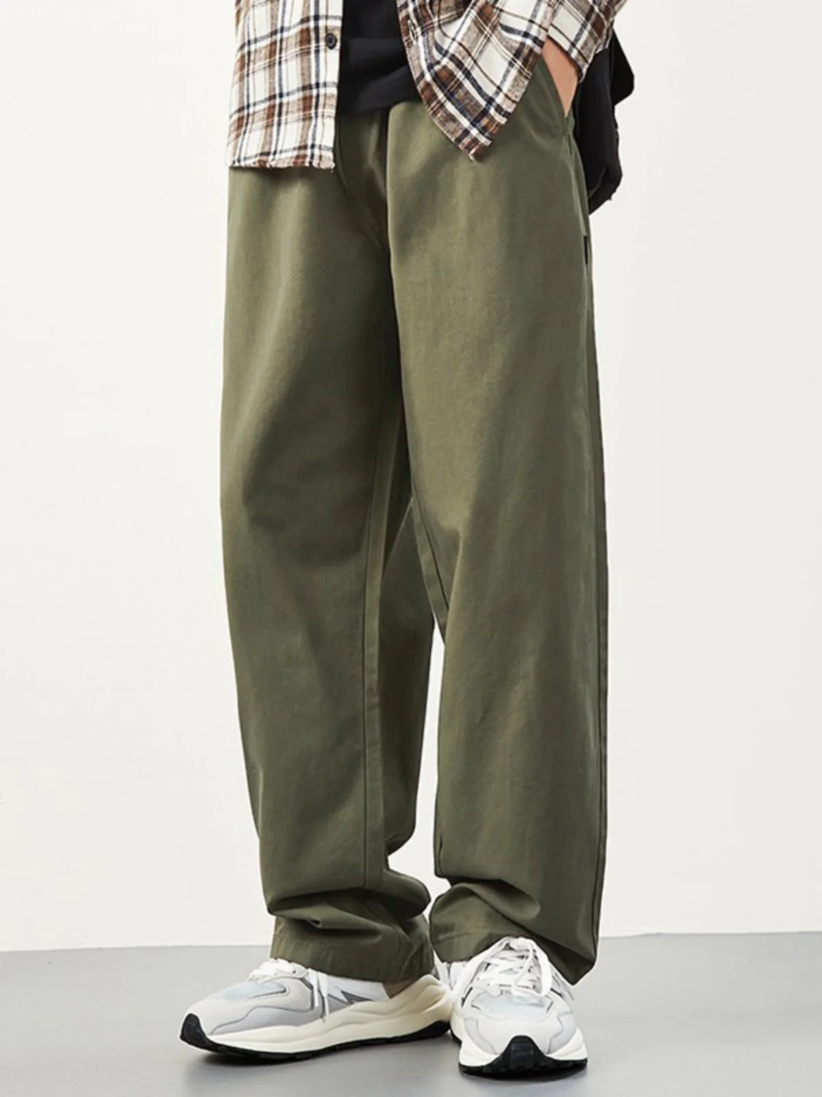 

Повседневные брюки American Sle, мужская свободная прямая рабочая одежда, модные универсальные длинные брюки, осенне-зимняя одежда