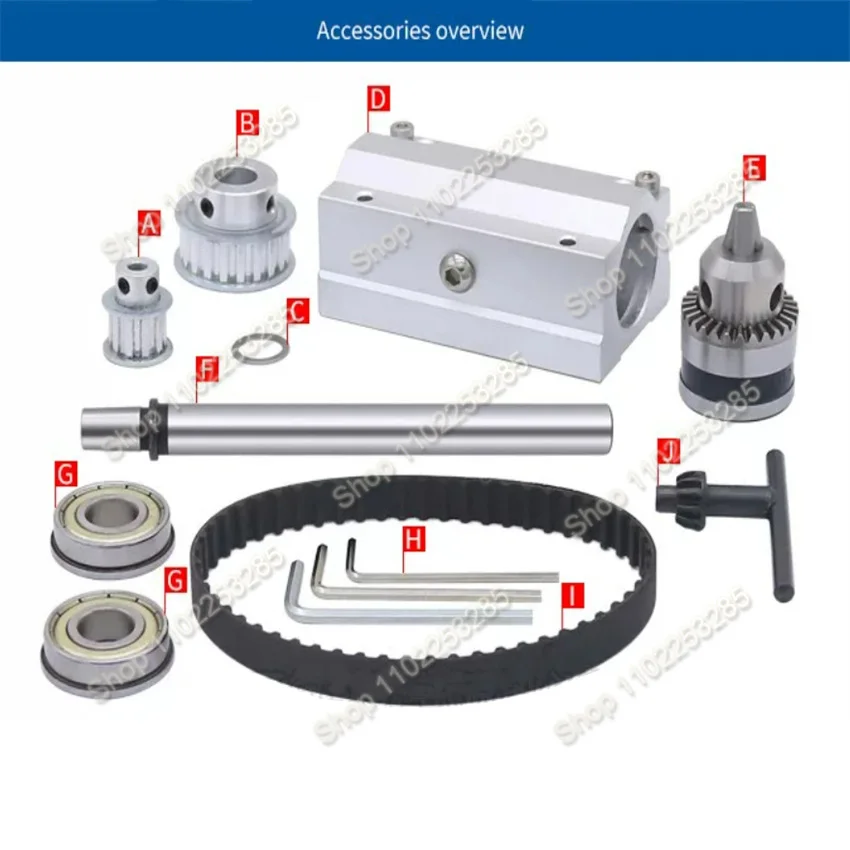 Unpowered Bench Drill Spindle Assembly, Small Micro Beads Machine, Mini Woodworking Lathe, Electric Drill DIY Accessories