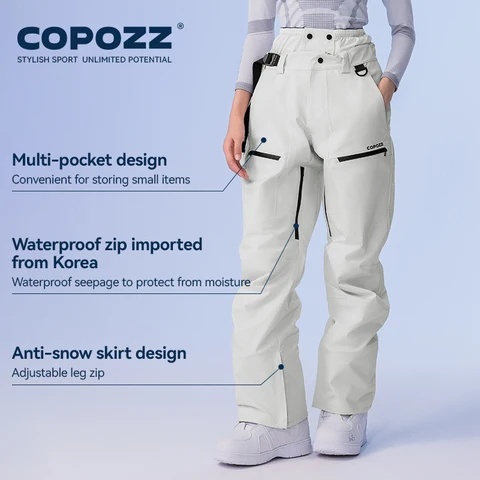 COPOZZ Зимние лыжные брюки из полиэстера
