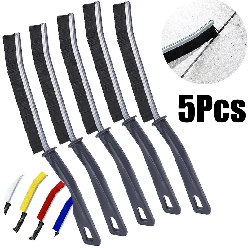 Durable Grout Gap Cleaning Brush Kitchen Toilet Tile Joints Dead Angle Hard Bristle For Shower Floor Line 5/10Pcs