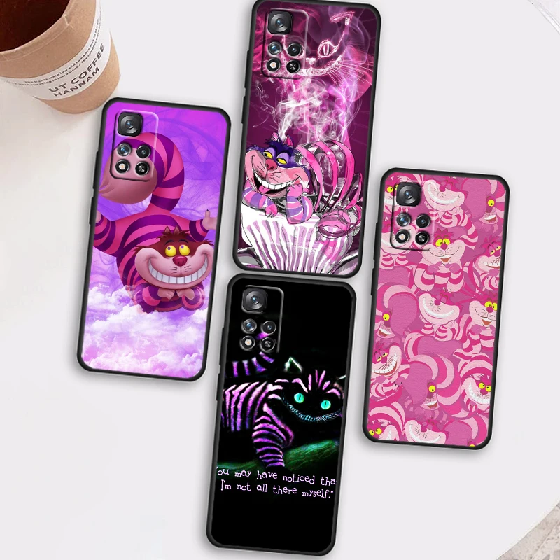 

Cheshire Cat Disney For Xiaomi Redmi Note 12 Pro 11T 11E 11S 10T 10S Turbo Plus Max Lite 5G Black Soft Phone Case Phone Case