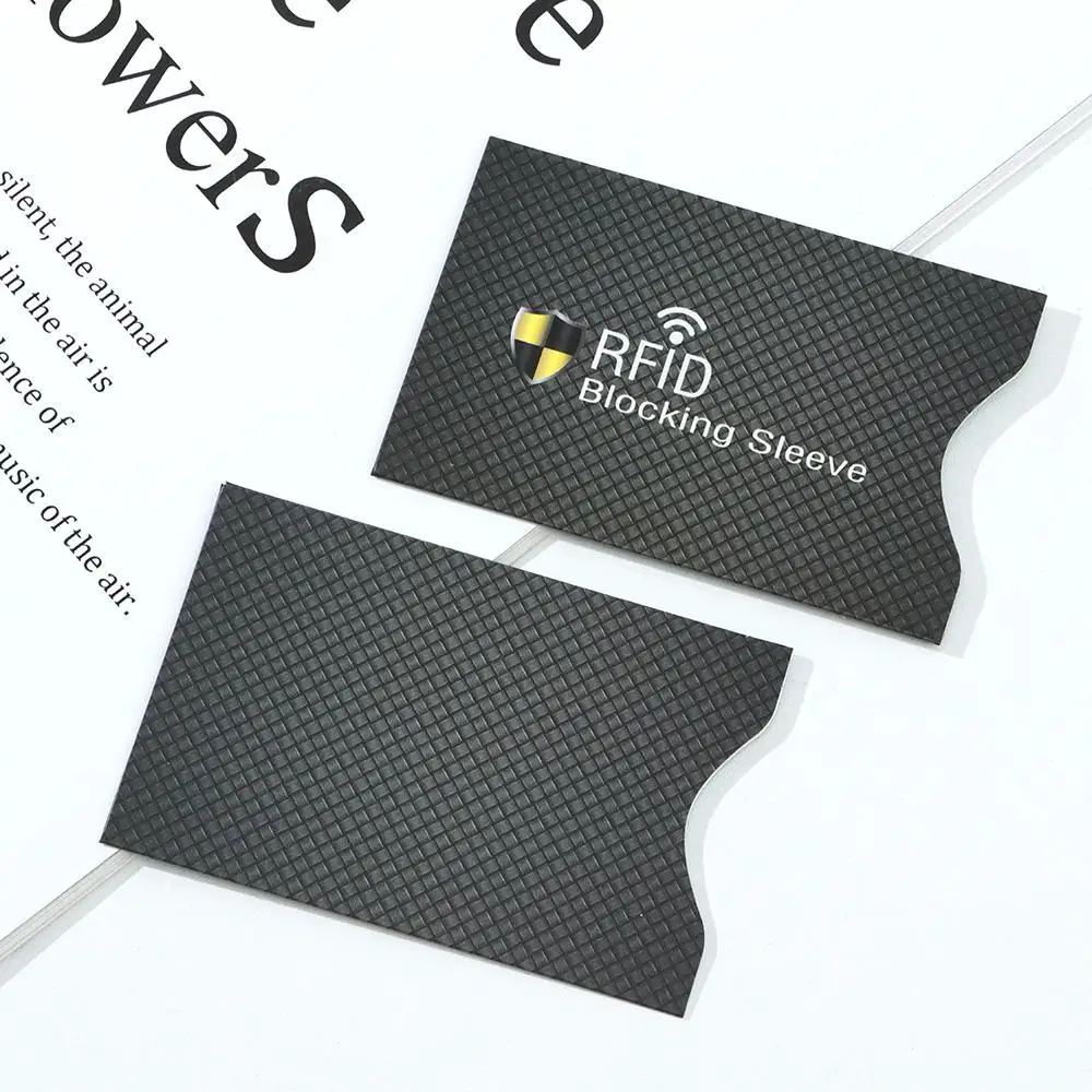 5PCS New Aluminium Bank Credit Cards RFID Blocking Sleeve Wallet Protect Case Cover Card Holder