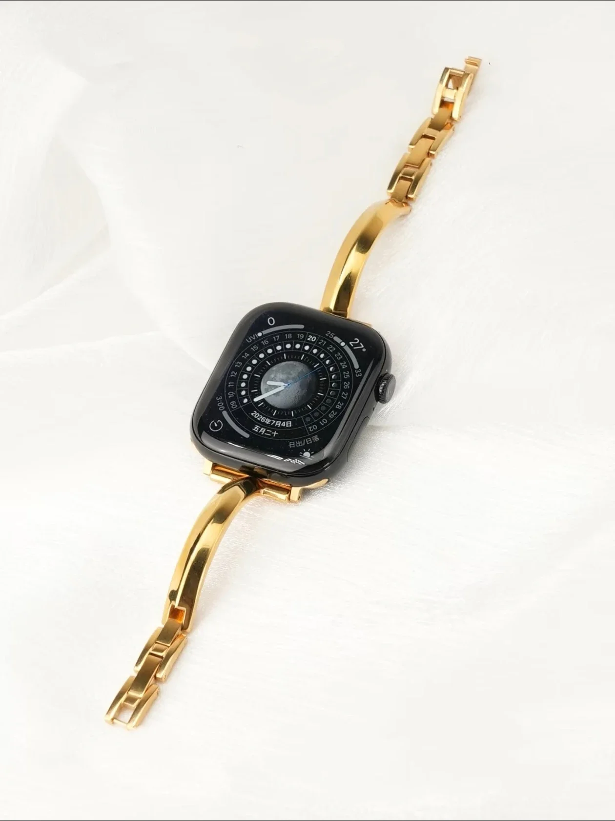 Schönes Edelstahl-Schlaufenarmband für Apple Watch Band Damen Armband Serie 11/8/7/6/10/9 40mm 41mm 38mm 42mm 44mm 45mm 46mm – Detail 2