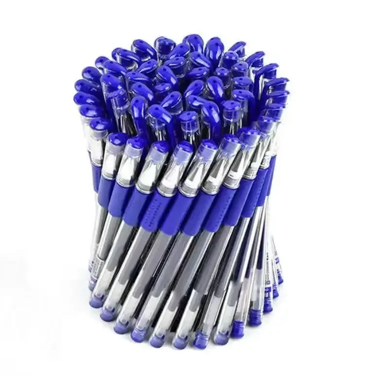9/12 PcsGel Pen Fine Point Pens Ballpoint Refill  Bullet Tip 0.5mm Black Blue Red School Rods for Office School Stationery