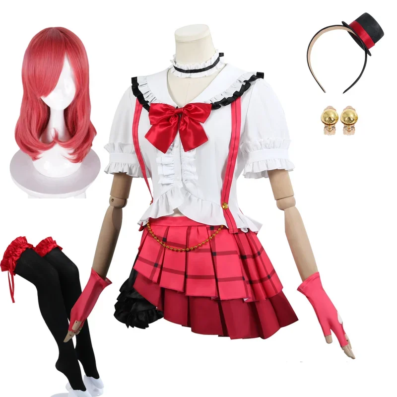 

FC6Anime Maki Nishikino Cosplay Maki Nishikino Costume Wig Sets Halloween Anime Clothes @ FC8!
