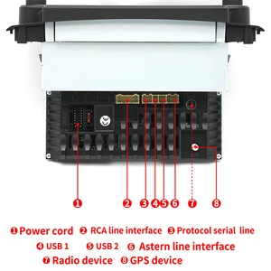 Android Automobile Multimedia Reader, CarPlay, Radio, Stereo, WiFi, GPS, 1 Din, 7 Haupt Multimedia Punto 2011 - №3