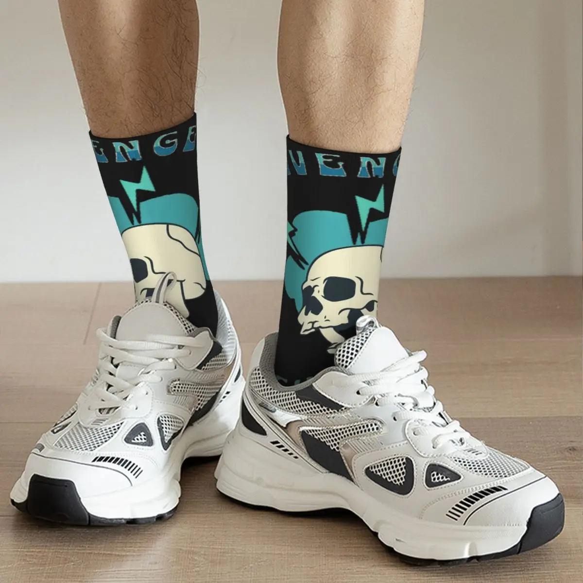 A7x Skull Accessories Crew Socks Sweat Absorbing Post Punk Avenged Sevenfold High Quality Tube Socks Comfortable for Women Men