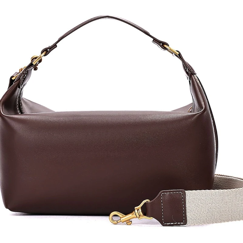 

Винтажная однотонная женская сумка из искусственной кожи, роскошная дизайнерская модная сумка через плечо, трендовая маленькая женская сумочка 2026