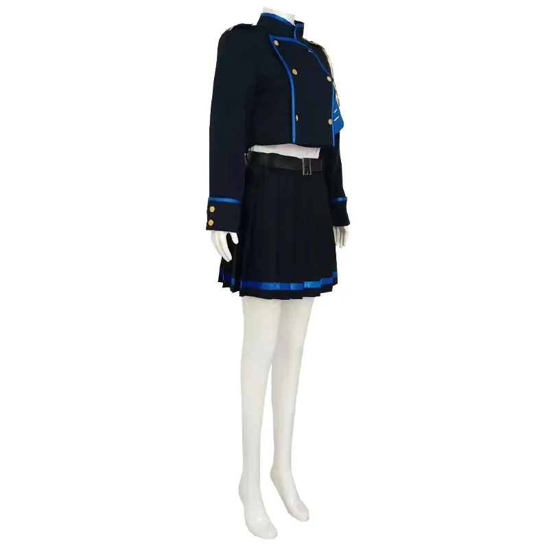 Blue Archive Railway Academy New Student Lovely Uniform Cosplay Costume Halloween Carnival Party Role Play With Hat