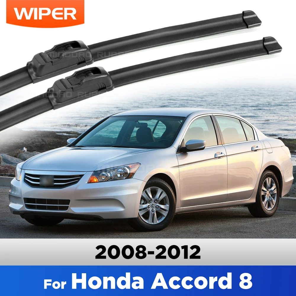 

CREATROAD Front Wiper Blades For Honda Accord 8 2008-2012 2009 2010 2011 Windshield Wiper Windscreen Window Brush 26"+19"