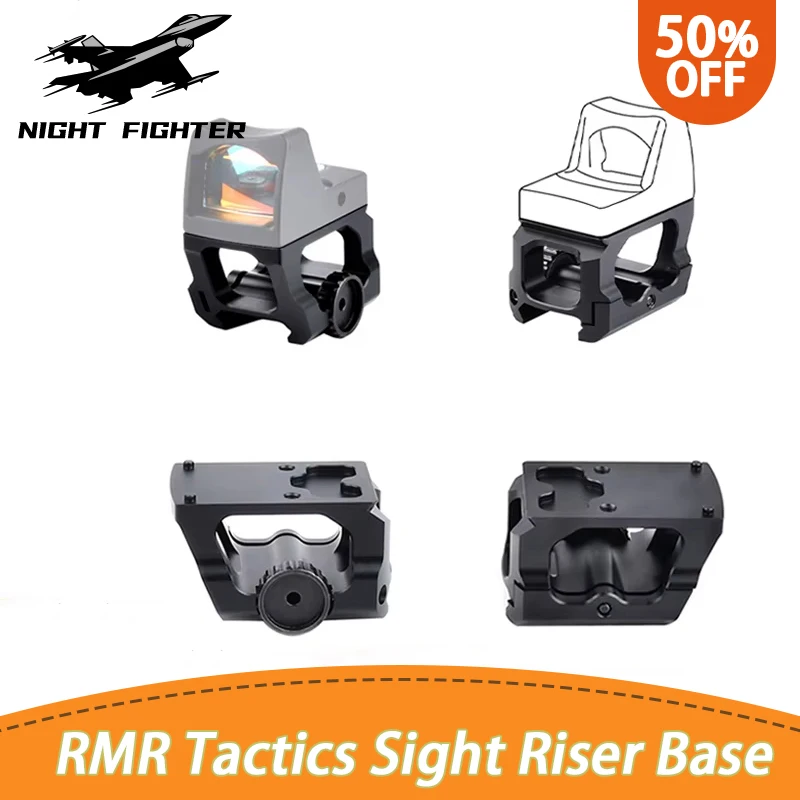 

WADSN LEAP 04Tactical Metal RMR Red Dot Sight mount Installation of riser support accessories 20mm Rail Sight Mount RMR Base